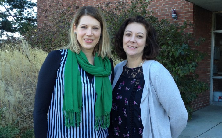 Rafaela Schinnegger (left) and Dana Infante (right).