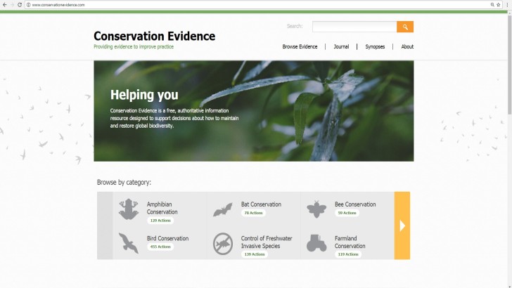 conservation-evidence-website
